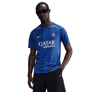 NIKE PSG 25-26 PRE-MATCH JERSEY HYPER ROYAL/MIDNIGHT NAVY