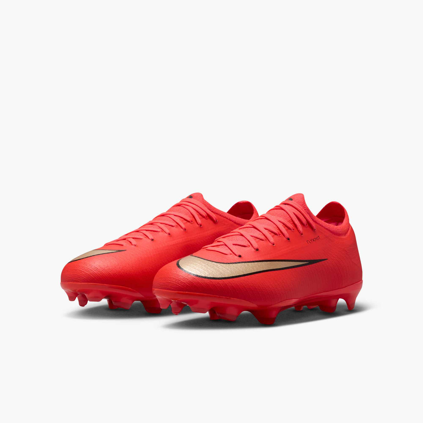 NIKE JR ZM VAPOR 17 PRO FG BRIGHT CRIMSON/BLUR