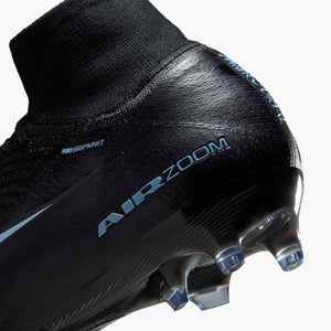 NIKE ZM SUPERFLY 10 ELITE AG BLACK/ICE BLUE