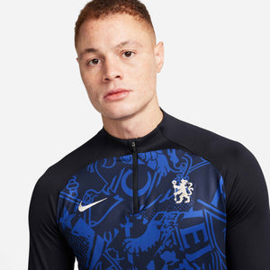 NIKE CHELSEA 23-24 STRIKE DRILL TOP PITCH BLUE/DARK BLUE