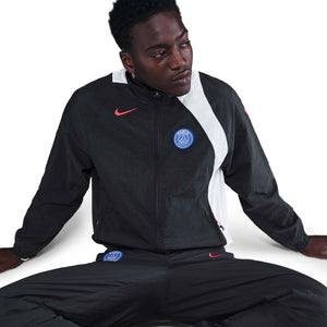 NIKE PSG 25-26 T90 TRACK JACKET BLACK/WHITE