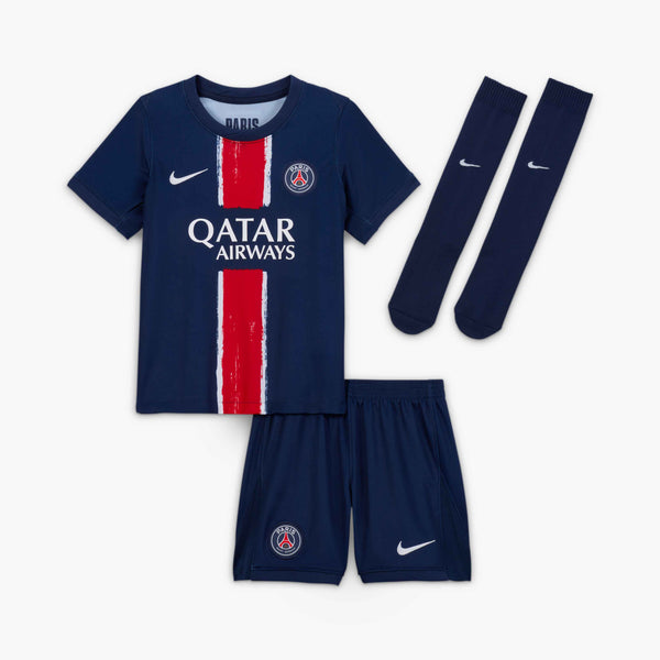 NIKE JR PSG 24-25 LB HOME KIT MIDNIGHT NAVY/RED