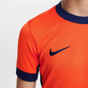 NIKE JR NEDERLAND EURO24 HOME JERSEY SAFETY ORANGE/BLUE VOID