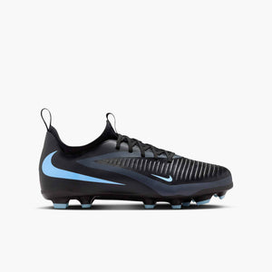 NIKE JR PHANTOM 6 LOW ACADEMY FG BLACK/ICE BLUE