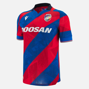 MACRON VICTORIA PILZN 25-26 HOME SHIRT RED/BLUE