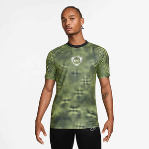 NIKE ACADEMY25 PLUS SS TOP LIMELIGHT/BLACK