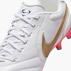 NIKE TIEMPO LIGERA PRO FG WHITE/BRIGHT CRIMSON