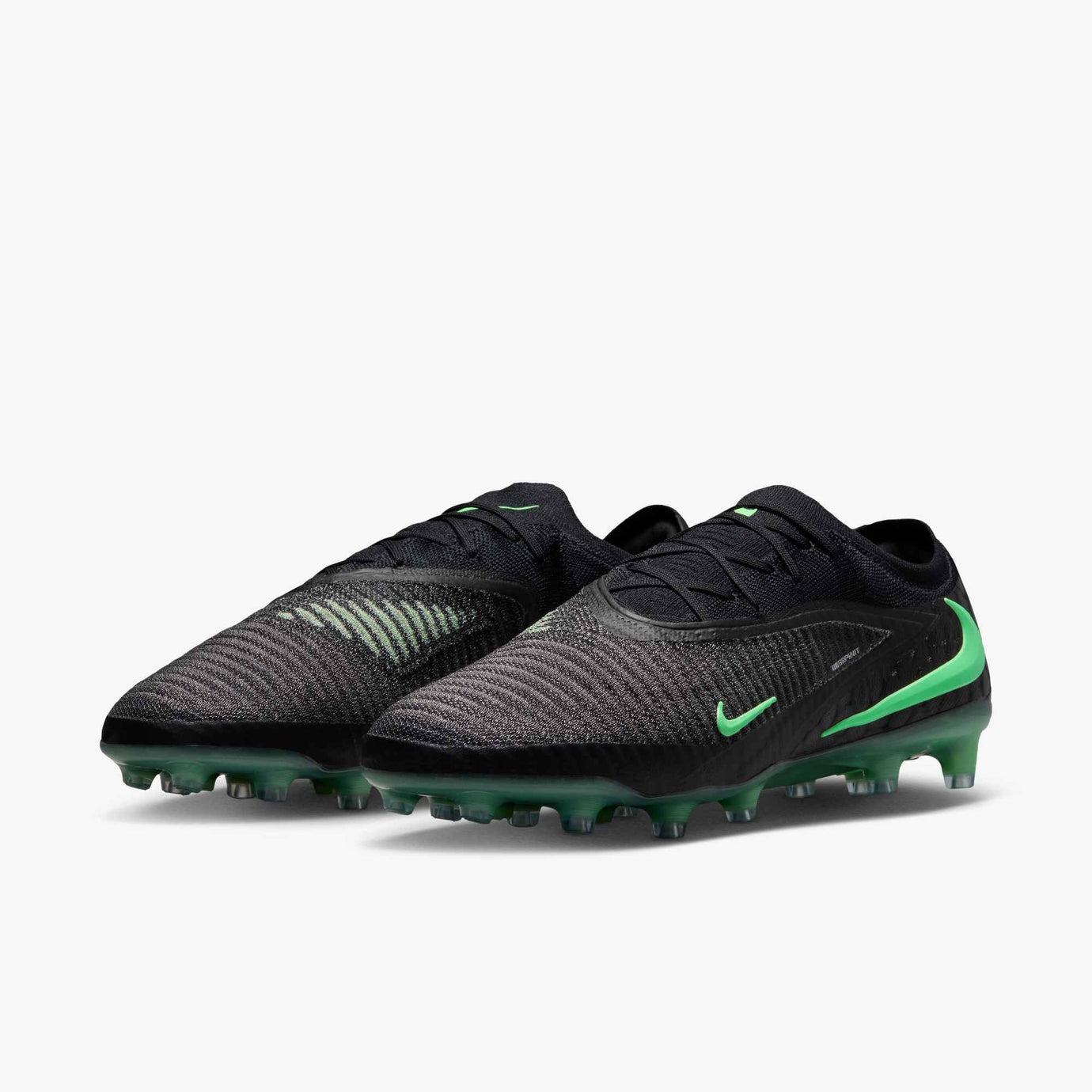 NIKE PHANTOM 6 LOW ELITE AG BLACK/ILLUSION GREEN