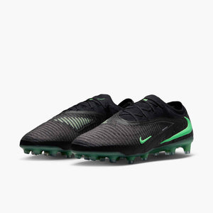 NIKE PHANTOM 6 LOW ELITE AG BLACK/ILLUSION GREEN