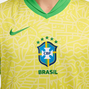 NIKE BRAZILIE 24 HOME JERSEY DYNAMIC YELLOW/LEMON CHIFFON