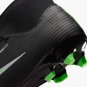 NIKE ZM SUPERFLY 11 ACADEMY FG BLACK/ILLUSION GREEN