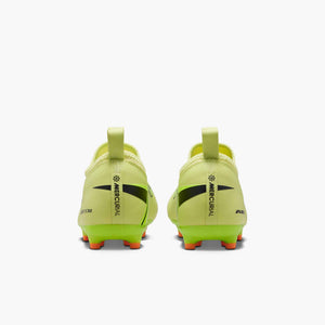 NIKE JR ZM VAPOR 16 ACADEMY FG LIMELIGHT/HYPER CRIMSON