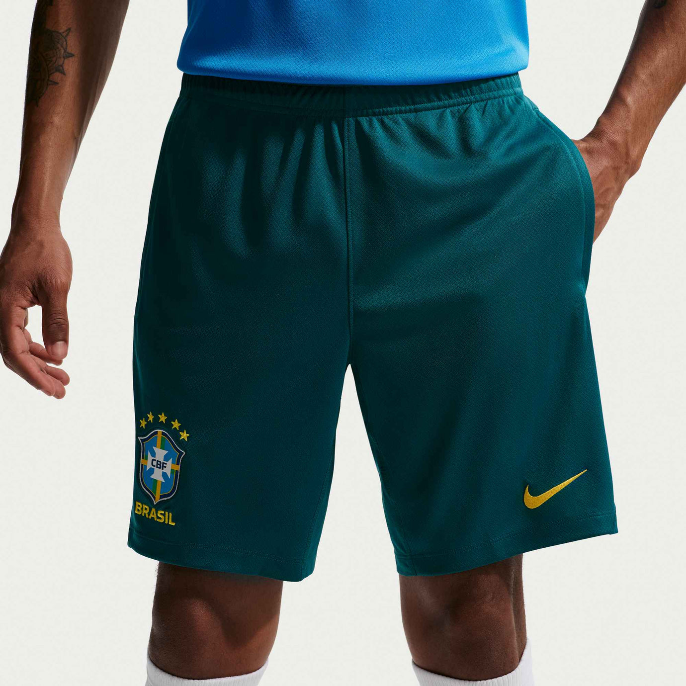 NIKE BRAZIL WC26 STRIKE SHORT GEODE TEAL/LIGHT MENTA