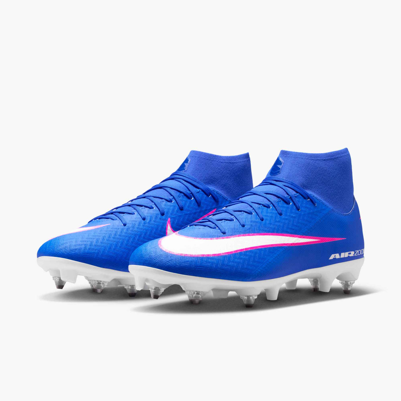 NIKE ZM SUPERFLY 10 ACADEMY SG RACER BLUE/WHITE