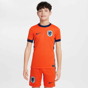 NIKE JR NEDERLAND EURO24 HOME JERSEY SAFETY ORANGE/BLUE VOID