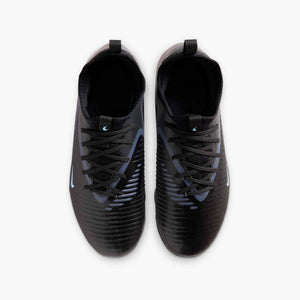 NIKE JR PHANTOM 6 LOW ACADEMY FG BLACK/ICE BLUE