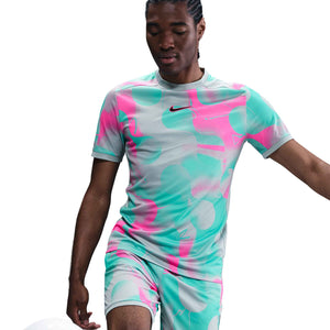 NIKE ACADEMY25 PLUS SS TOP HYPER PINK/OCEAN CUBE