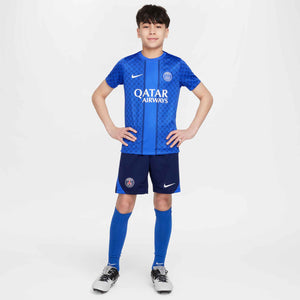 NIKE JR PSG 25-26 PRE-MATCH JERSEY HYPER ROYAL/MIDNIGHT NAVY
