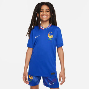 NIKE JR FRANKRIJK EURO24 HOME JERSEY BRIGHT BLUE/UNIVERSITY RED