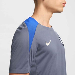 NIKE INTER 24-25 STRIKE SS TOP DIFFUSED BLUE/LYON BLUE