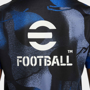 NIKE JR INTER 24-25 PRE-MATCH SS JERSEY BLACK/DIFFUSED BLUE