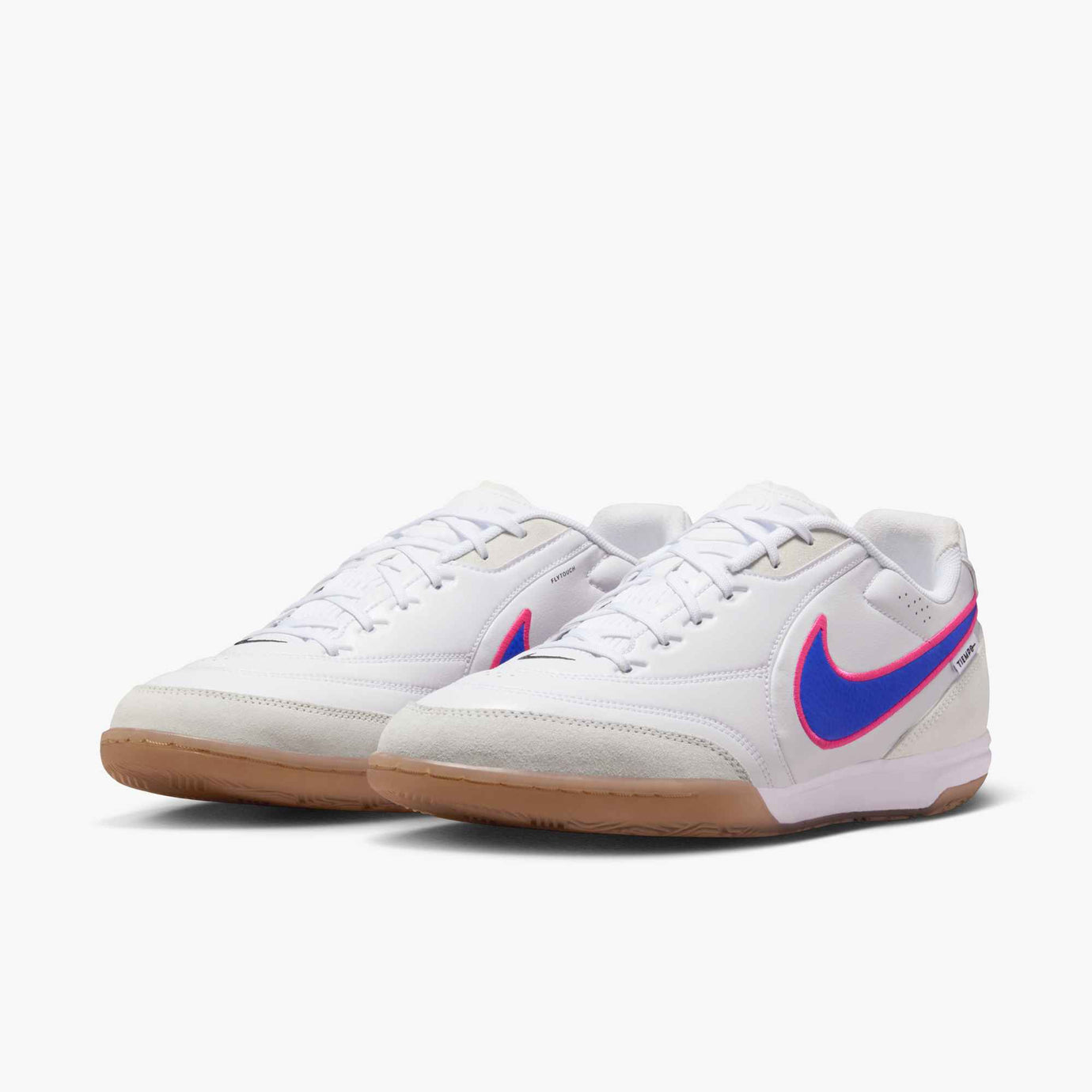 NIKE TIEMPO STREETGATO IC WHITE/RACER BLUE/PINK
