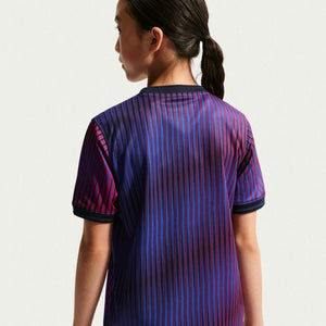 NIKE JR PSG 26-27 AWAY PRE-MATCH JERSEY COLLEGE NAVY