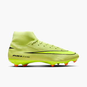 NIKE ZM SUPERFLY 10 ACADEMY FG LIMELIGHT/HYPER CRIMSON