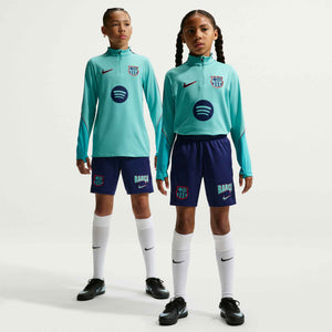 NIKE JR BARCELONA 26-27 STRIKE SHORT LOYAL BLUE