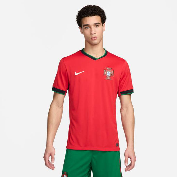 NIKE PORTUGAL EURO2024 HOME JERSEY UNIVERSITY RED/PINE GREEN