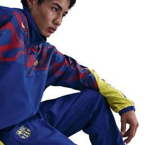 NIKE BARCELONA 25-26 WOVEN PANT GYM BLUE/OPTI YELLOW