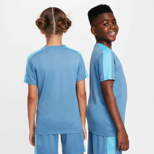 NIKE JR ACADEMY23 SS TOP AEGEAN STORM/BALTIC BLUE