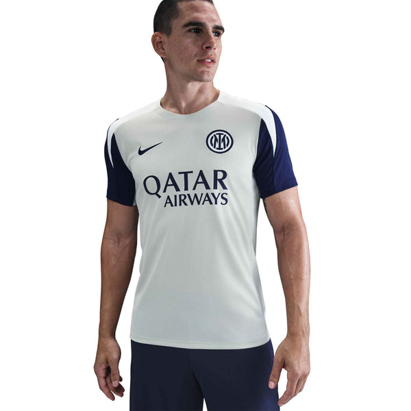 NIKE INTER 25-26 STRIKE SS TOP GREY HAZE/BLUE VOID