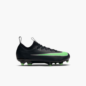 NIKE JR ZM VAPOR 17 ACADEMY LK FG BLACK/ILLUSION GREEN