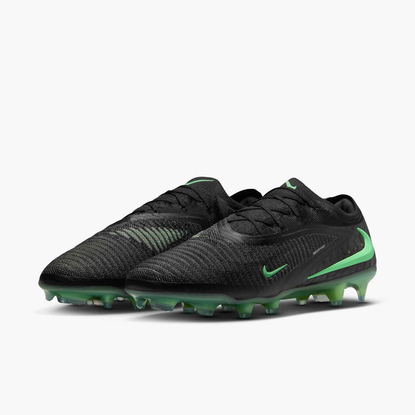 NIKE PHANTOM 6 LOW ELITE FG BLACK/ILLUSION GREEN