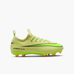 NIKE JR ZM VAPOR 16 ACADEMY FG LIMELIGHT/HYPER CRIMSON