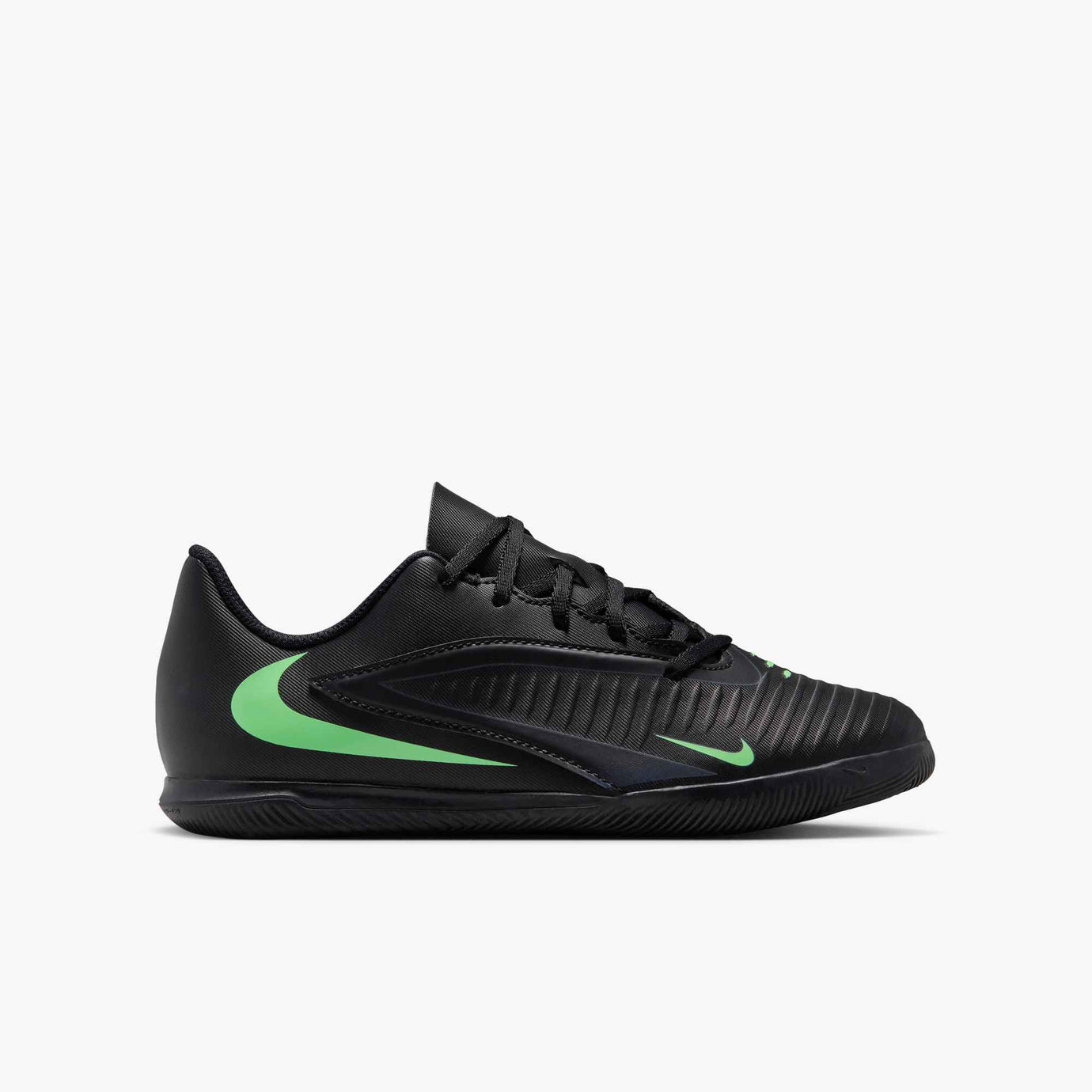 NIKE JR PHANTOM 6 LOW CLUB IC BLACK/ILLUSION GREEN