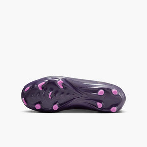 NIKE JR ZM SUPERFLY 10 ACADEMY FG MBAPPE GRAND PURPLE/IVORY