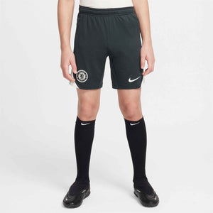 NIKE JR CHELSEA 25-26 STRIKE SHORT OUTDOOR GREEN