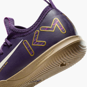 NIKE JR ZM VAPOR 16 ACADEMY IC MBAPPE GRAND PURPLE/IVORY