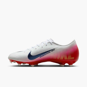 NIKE ZM VAPOR 16 ACADEMY FG LV8 UNIVERSITY RED/DARK OBSIDIAN