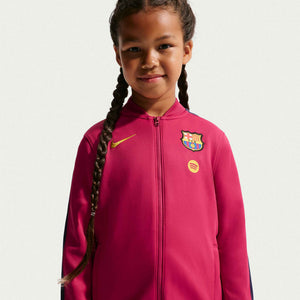 NIKE JR BARCELONA 26-27 STRIKE LB TRACKSUIT NOBLE RED/MINERAL YELLOW