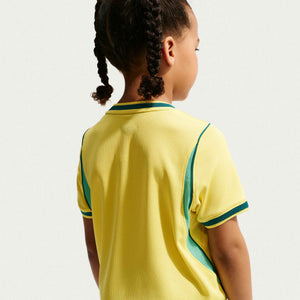NIKE JR BRAZIL WC26 HOME LB KIT CANARY/LIGHT MENTA