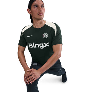 NIKE CHELSEA 25-26 STRIKE SS TOP OUTDOOR GREEN