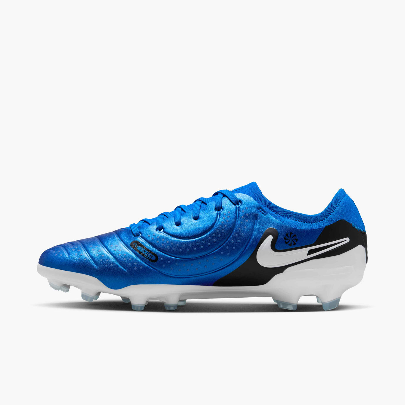 Nike tiempo legend blue and white top