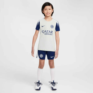 NIKE JR INTER 25-26 STRIKE SS TOP GREY HAZE/BLUE VOID