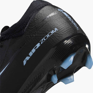NIKE JR ZM VAPOR 16 PRO FG BLACK/ICE BLUE