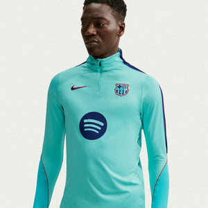 NIKE BARCELONA 26-27 STRIKE DRILL TOP GREEN FROST/DUSTY