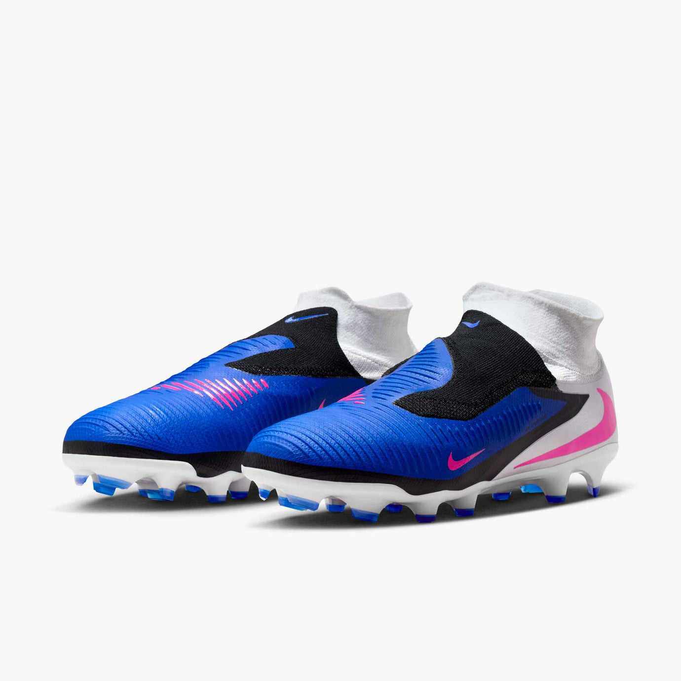 NIKE PHANTOM 6 HIGH PRO FG RACER BLUE/PINK BLAST
