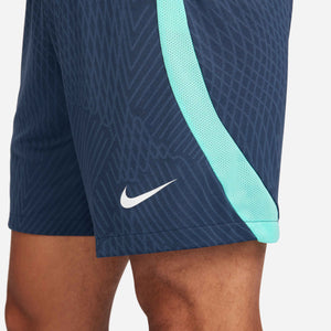 NIKE DRI-FIT STRIKE SHORT NAVY/TURQUOISE